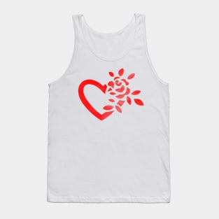 Heart Abstract Tank Top